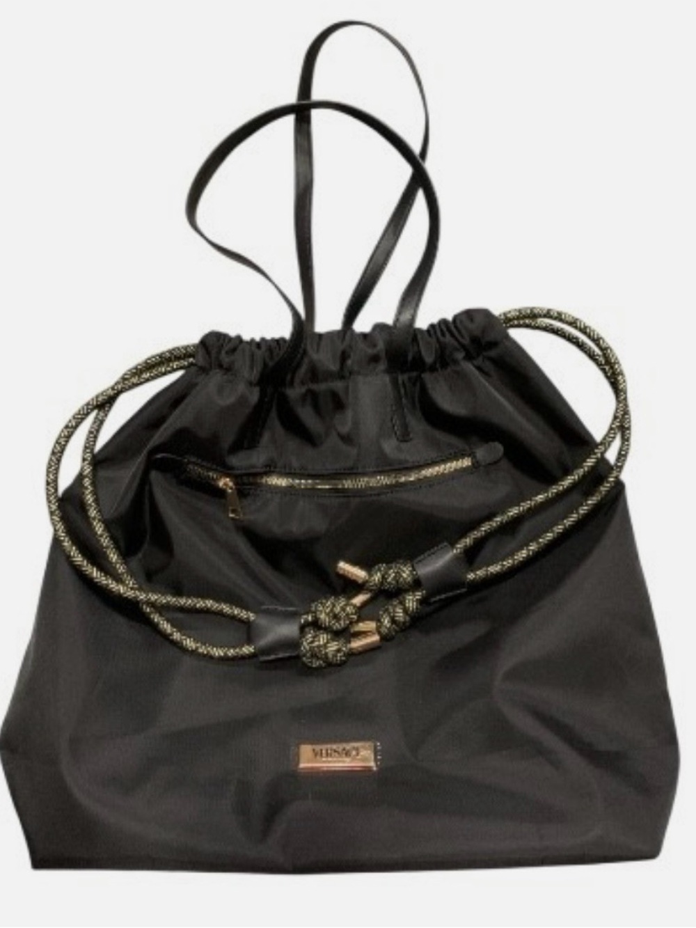 Versace Nylon Fragrance tote bag